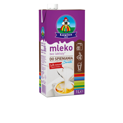 Mleko Łowickie Uht Bez Laktozy 3.% 1 l Dla Baristów Łowicz Mleko Łowickie Uht Bez Laktozy 3.% 1L Dla Baristów Łowicz
