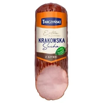 Kiełbasa krakowska sucha w kawałku Tarczyński 260 g Kiełbasa krakowska sucha w kawałku Tarczyński 260g