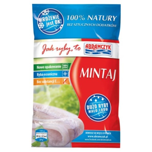 Abramczyk Mintaj filet b/s mrożony 500 g Abramczyk Mintaj filet b/s mrożony 500 g
