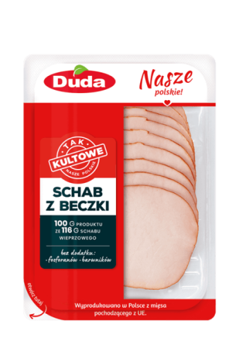 Schab Z Beczki Plastry 100 g Duda Schab Z Beczki Plastry 100 G Duda