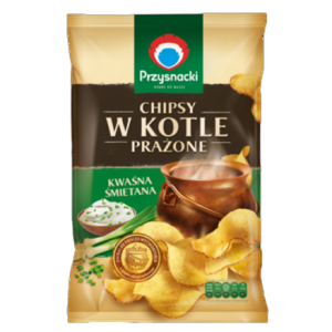 Chipsy w kotle prażone kwaśna śmiatana Przysnacki 125 g
