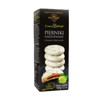 Kopernik Pierniki nadziewane w białej czekoladzie o smaku agrestowym 150 g 8168789e4fa98074b36ccb6a6631ed2a.png