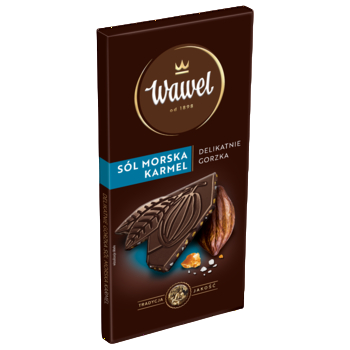 Wawel Czekolada Premium Delikatnie Gorzka Karmel i Sól morska 90 g 9f151e2e4637369e4724c4cc6549ab82.png