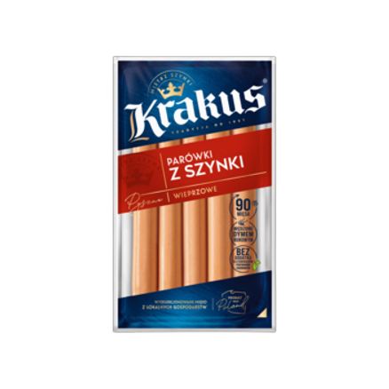 Parówki z szynki Krakus 200 g Parówki z szynki Krakus 200g