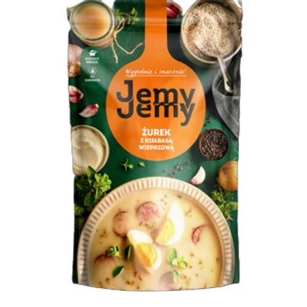 Żurek z kiełbasą wieprzową 450 g Żurek z kiełbasą wieprzową 450g