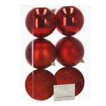 Springos Bombki choinkowe ca0090 10 cm 6 szt.