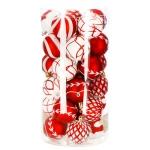 ca0866 bombki choinkowe 6 cm 30 szt.