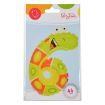 Balon foliowy cyferka zwierzątko nr 6