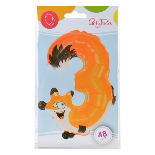 Balon foliowy cyferka zwierzątko nr 3 878496.png
