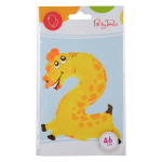 Balon foliowy cyferka zwierzątko nr 2