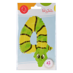 Balon foliowy cyferka zwierzątko nr 4