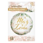 Balon foliowy Mąż i Żona, 18