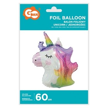 Balon foliowy Jednorożec (głowa), 60 cm, błyszczący 956768_0_1746756306161.jpg