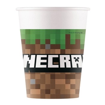 Kubeczki papierowe (WM) Minecraft, 200 ml, 8 szt. 218445_0_1752869583250.jpg