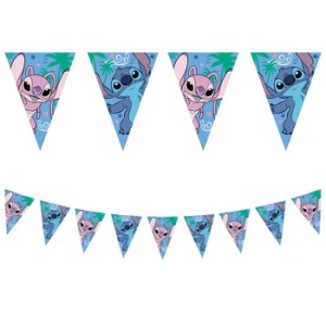 Banner papierowy flagi, Stitch & Angel Disney, 230 cm, (FSC), 1 szt.