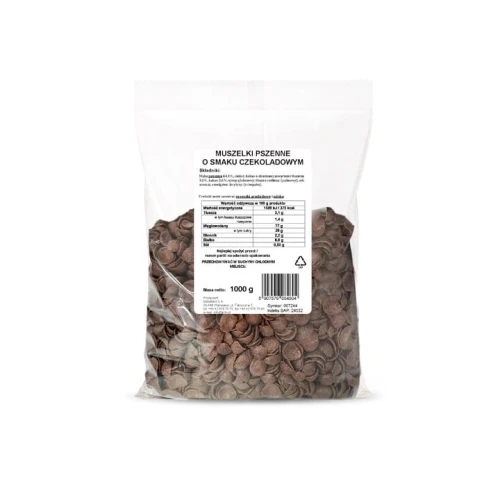 Bak.Płatki muszelki czeko. 1 kg Bak.Płatki muszelki czeko. 1kg