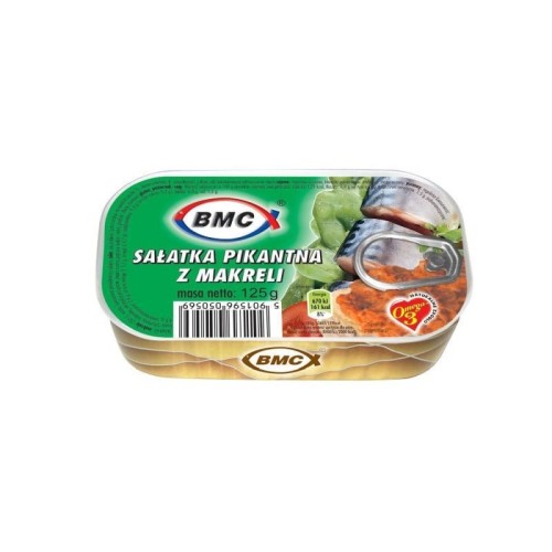BMC Sałatka pikantna z makreli 125 g BMC Sałatka pikantna z makreli 125 g