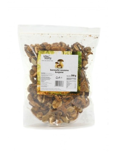 Borowik szlachetny suszony drobno krojony 500 g leśne skarby Borowik szlachetny suszony drobno krojony 500g leśne skarby