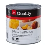 Brzoskwinie krojone w syropie TGQ 2,5 kg