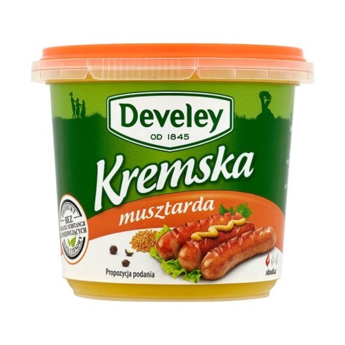 Develey musztarda kremska 210 g Develey musztarda kremska 210 g