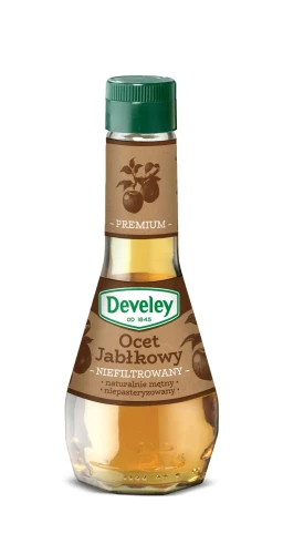 Develey Ocet jabłkowy niefiltrowany 250 ml Develey Ocet jabłkowy niefiltrowany 250 ml