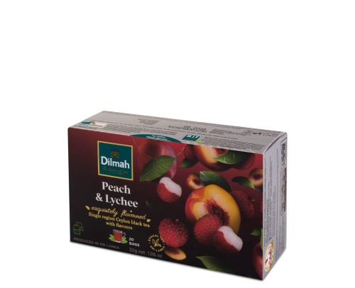 Dilmah herbata brzoskwiniowo-liczi 20 torebek Dilmah herbata brzoskwiniowo-liczi 20 torebek