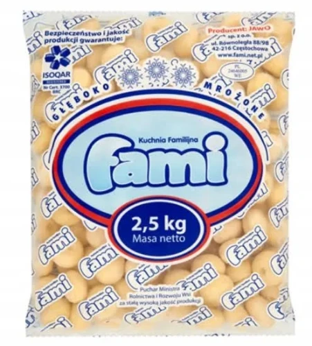 fami kluski śląskie z dziurką 2,5 kg fami kluski śląskie z dziurką 2,5 kg