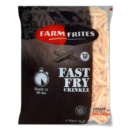 Farm frites fast fry frytki karbowane 12 mm 2,5 kg farm frites fast fry frytki karbowane 12mm 2,5kg