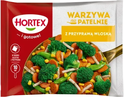 Hortex warzywa na patelnię z przyprawami włoskimi Hortex warzywa na patelnię z przyprawami włoskimi