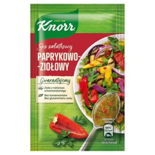Knorr sos sałatkowy paprykowo-ziołowy Knorr sos sałatkowy paprykowo-ziołowy