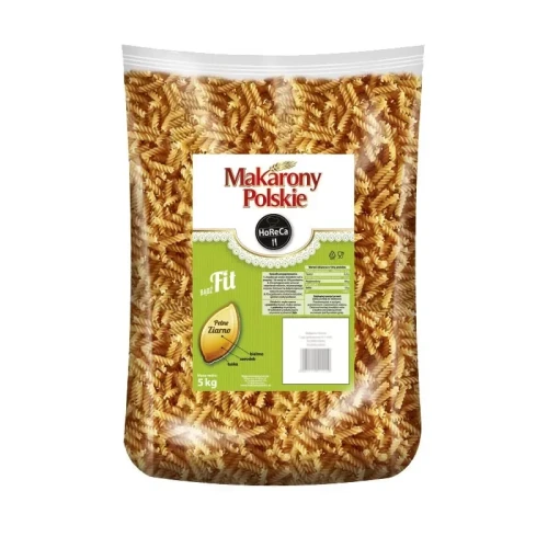 Makaron makarony polskie razowy świdry 3 kg Makaron MAKARONY POLSKIE Razowy Świdry 3000g