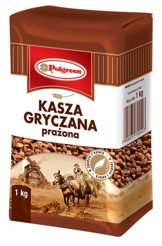 Polgreen Kasza Gryczana Prażona 1 kg Polgreen Kasza Gryczana Prażona 1 kg