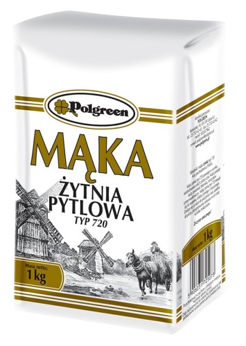 Polgreen Mąka Żytnia 1 kg Typ 720 Polgreen Mąka Żytnia 1 kg Typ 720
