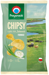 Przysnacki chipsy Łąka na Żuławach o smaku fromage 130 g