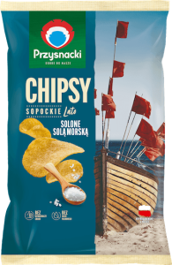 Przysnacki chipsy Sopockie lato solone solą morską 130 g