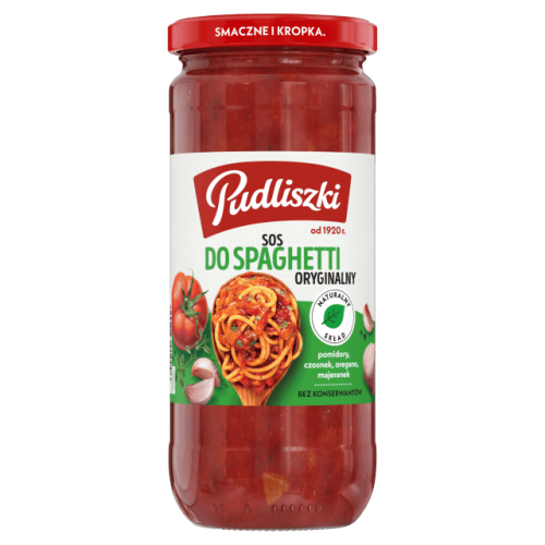 Pudliszki Sos do spaghetti oryginalny 480 g Pudliszki Sos do spaghetti oryginalny 480g