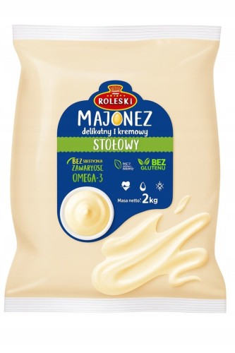 Roleski Majonez stołowy 2 kg Roleski Majonez stołowy 2kg