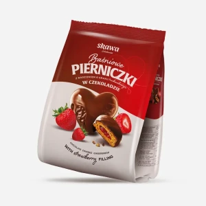 Skawa Pierniczki W Czekoladzie Truskawkowe 150 g