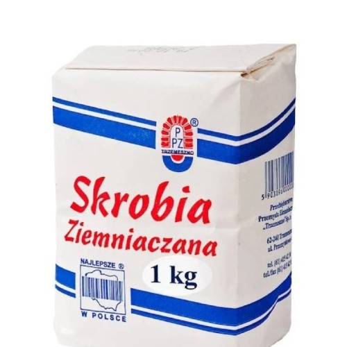 Skrobia ziemniaczana Trzemeszno 10x1 kg Skrobia ziemniaczana Trzemeszno 10x1kg