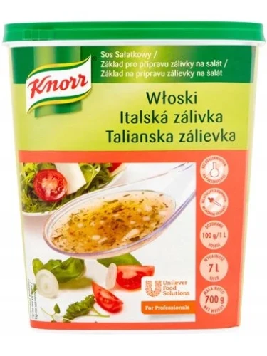 Sos sałatkowy włoski Knorr 700 g Sos sałatkowy włoski Knorr 0,7kg