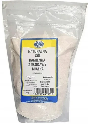 Sól kamienna z Kłodawy miałka 1 kg Sól kamienna z Kłodawy miałka 1 kg