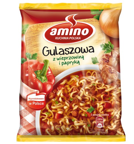 Amino gulaszowa z wieprzowiną i papryką 59 g