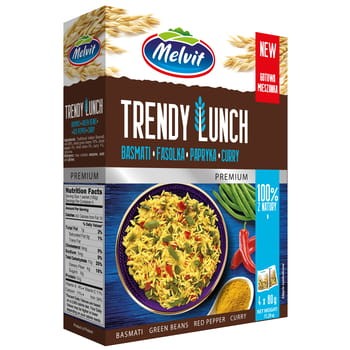 Trendy Lunch Ryż basmati, fasolka, papryka, curry Melvit 4x80 g Trendy_Lunch_Melvit_Trendy_Lunch_Mieszanka_basmati_fasolka_papryka_curry_4x80g_37630498_0_350_350.jpg