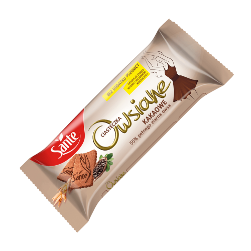 Sante ciasteczka owsiane NIEZŁE CIACHO kakaowe 150 g