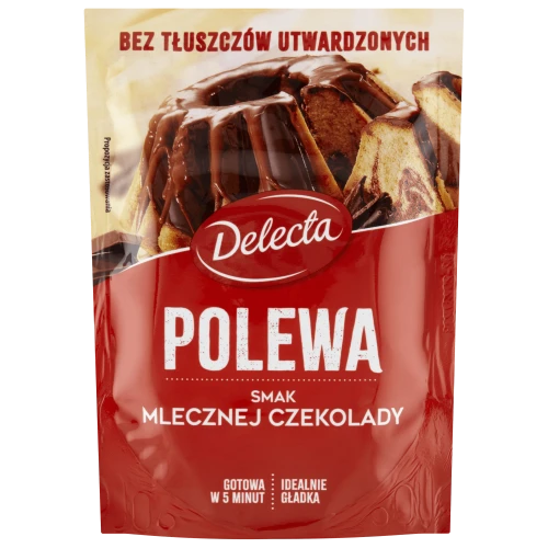 Polewa twarda mleczna czekolada 100g