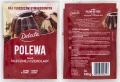 Polewa twarda mleczna czekolada 100g