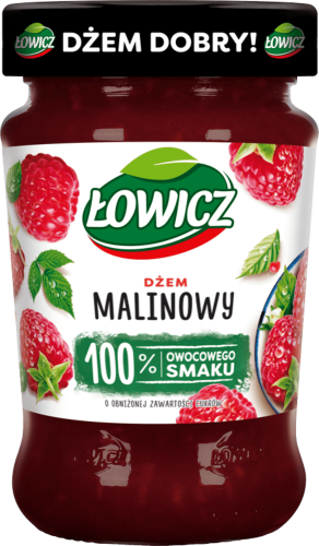 Łowicz Dżem 280g MALINOWY   N/S