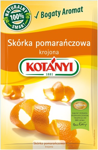 Kotányi Skórka pomarańczowa krojona 20 g