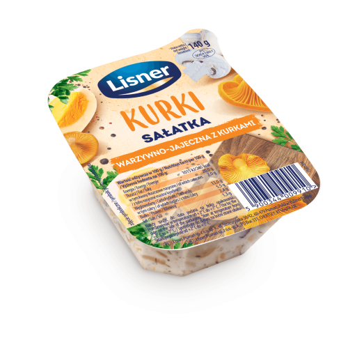 Lisner sałatka warzywna z kurkami 140g