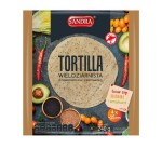 Tortilla wieloziarnista z lnem i czarnuszką Sandra 4 szt. 240 g